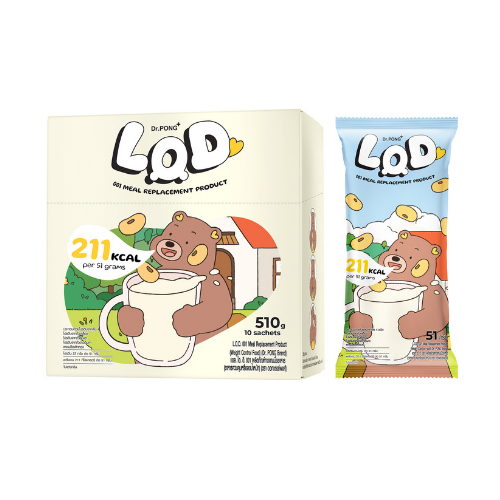 Dr.PONG LOD 001 Meal Replacement (MRP) ผลิตภัณฑ์ทดแทนมื้ออาหาร (อาหารควบคุมหรือลดน้ำหนัก)