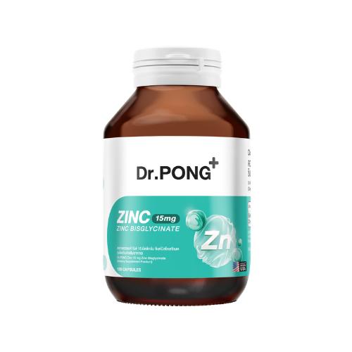 Dr.PONG_ZINC 15 mg ZINC BISGLYCINATE_120CAPSULES