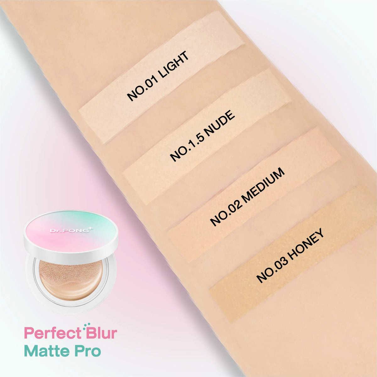 Dr.PONG_MATTE PRO ACNE ACE LONGWEAR CUSHION SPF50+ PA++++_No.3_15g