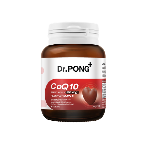 Dr.PONG_CoQ10 30 mg Coenzyme Q10 plus vitamin E_30Tablets