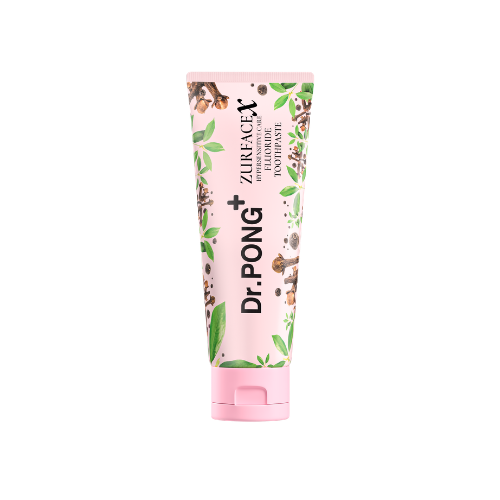 Dr.PONG ZURFACEX HYPERSENSITIVE CARE FLUORIDE TOOTHPASTE ยาสีฟันสมุนไพรสูตรลดเสียวฟัน ป้องกันฟันผุ