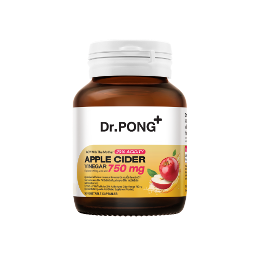Dr.PONG_20%ACV APPLE CIDER VINEGAR 750 mg_30Capsules