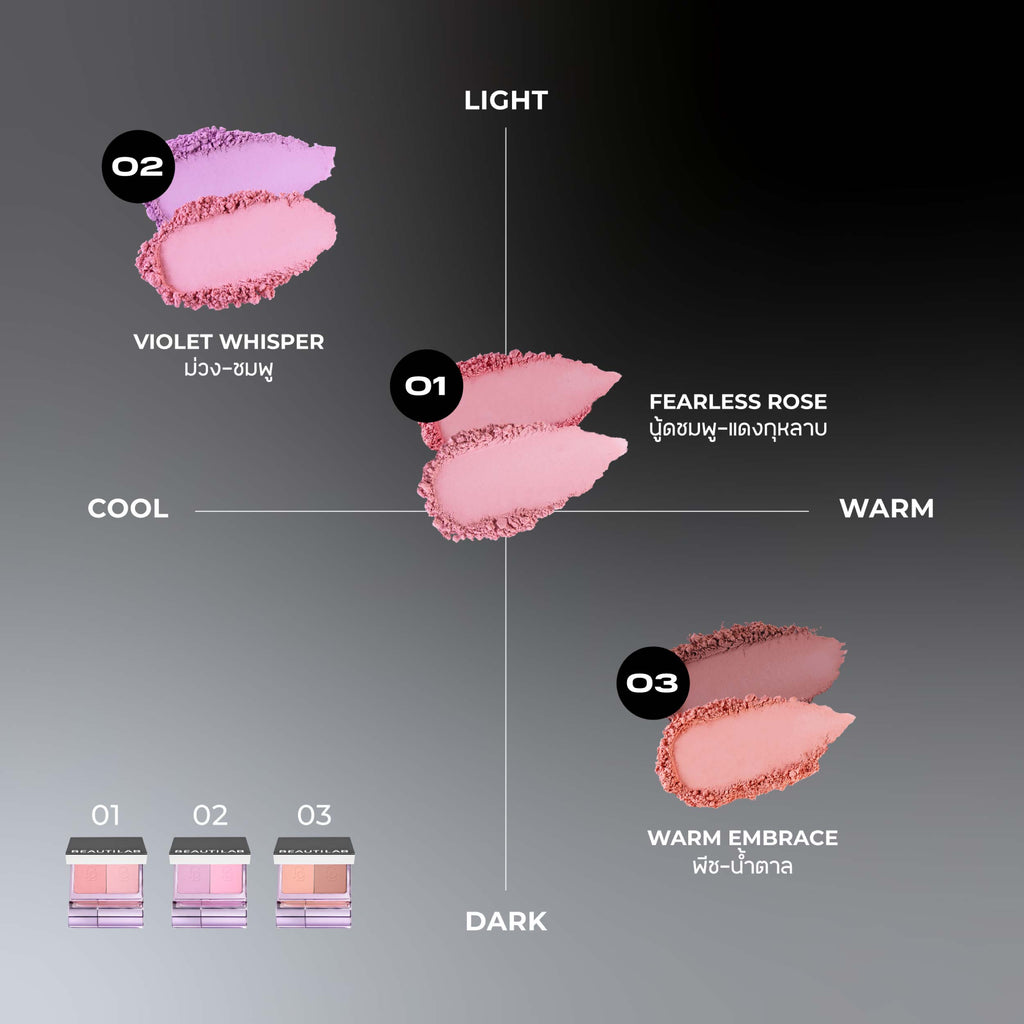 BEAUTILAB_SELFIQUE CHEEK DUO POCKET BLUSH_No.03_12g