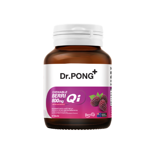 Dr.PONG CHEWABLE BERRIQI 800 mg PLUS ZINZ AND VITAMIN C_30TABLETS