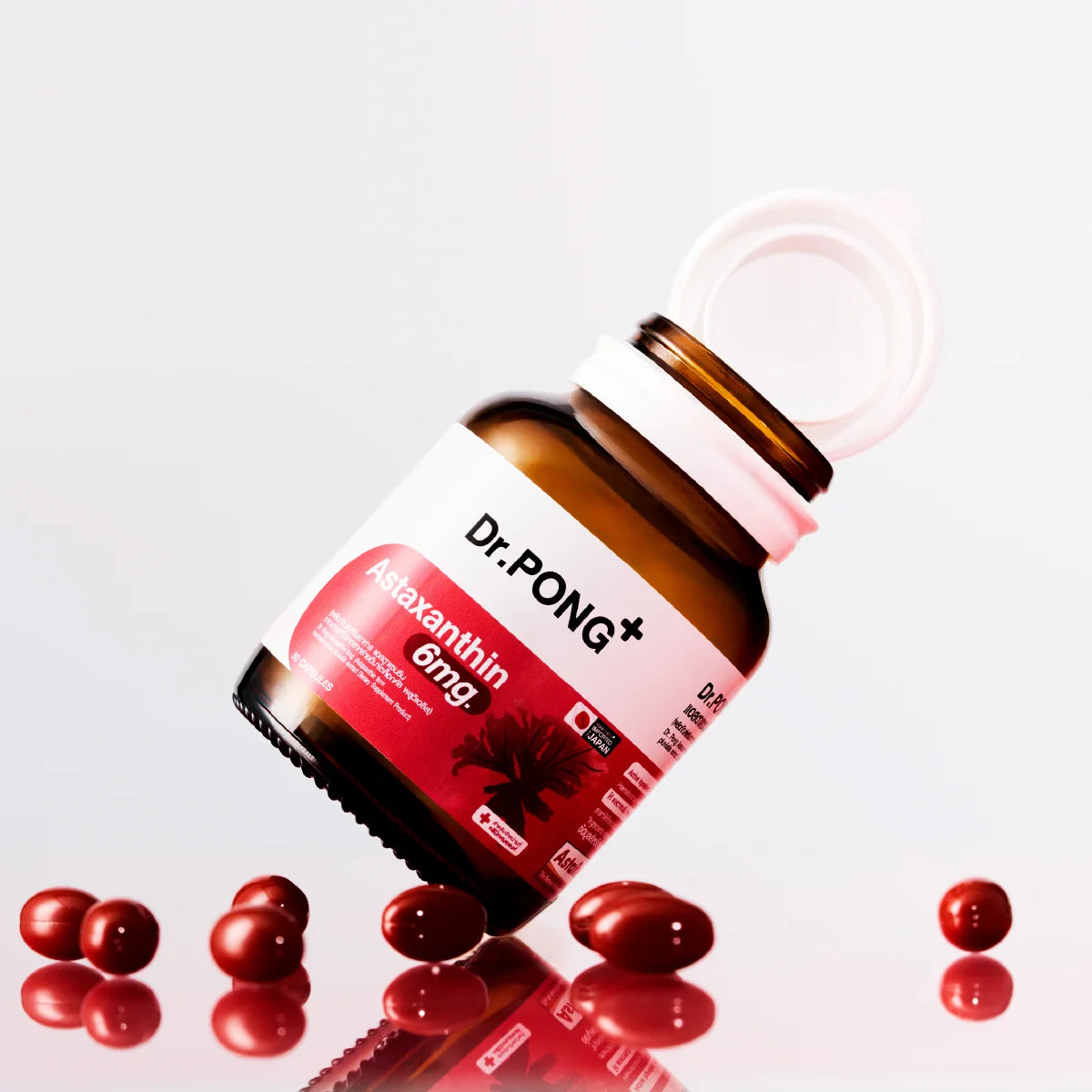 Dr.PONG Astaxanthin 6 mg AstaREAL from Japan แอสตาแซนธิน จากญี่ปุ่น