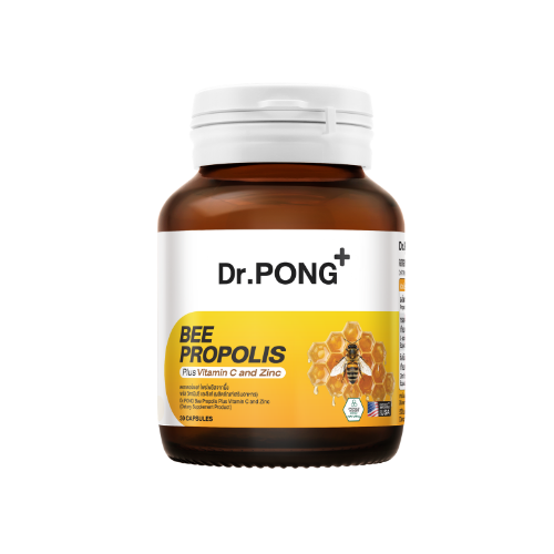 Dr.PONG_Bee Propolis Plus Vitamin C and Zinc_30Capsules