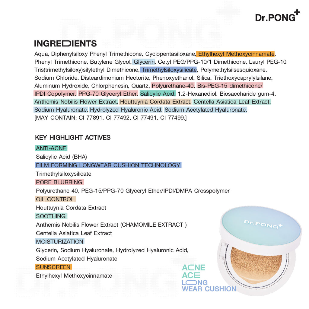 Dr.PONG_ACNE ACE LONGWEAR CUSHION_No.02_15g